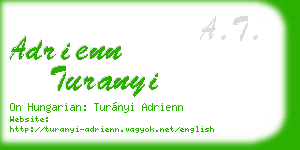 adrienn turanyi business card