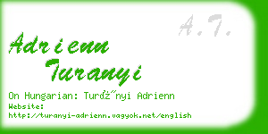 adrienn turanyi business card